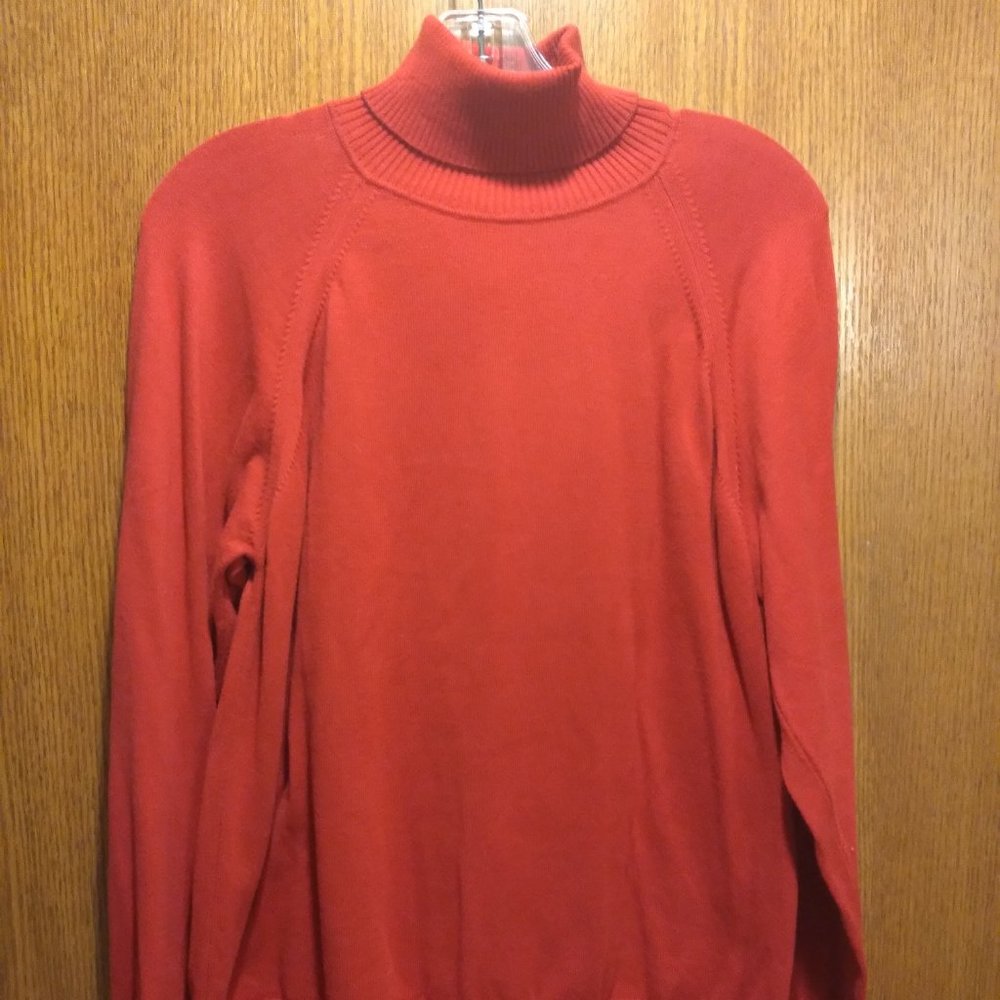 Talbott Red Turtleneck